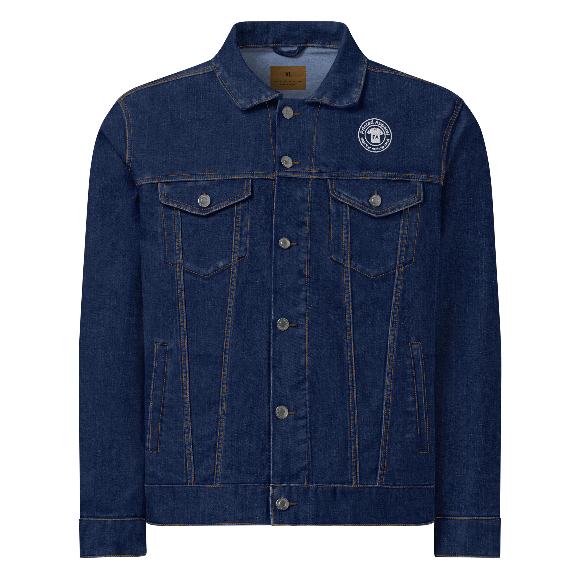 unisex-denim-jacket-classic-denim-front-682f6cf7ab48e.jpg Unisex denim jacket - Image 1