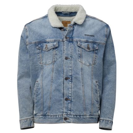 Unisex denim sherpa jacket