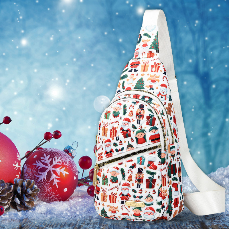 062bcb60-aa89-4abd-acc8-f23bcd663078.jpg Christmas Holiday Chest Bag - Image 1