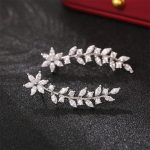 European And American Style Internet Celebrity Earring With Same Kind Full Diamond Flower Earrings For Women - Image 3