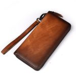 European And American Leather Hand-rub Color Multi-card-slot Clutch Casual Leather Wallet - Image 3