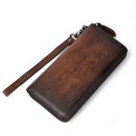 European And American Leather Hand-rub Color Multi-card-slot Clutch Casual Leather Wallet - Image 4