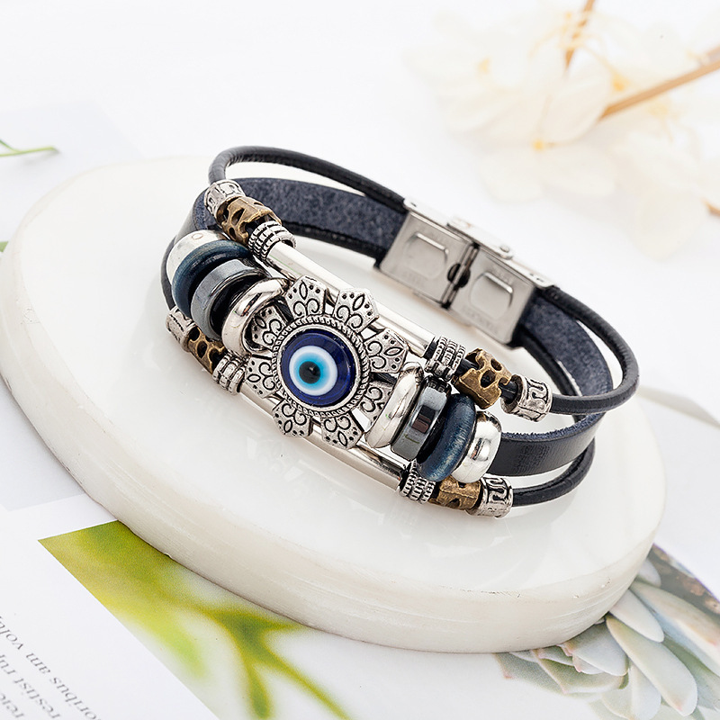 1440837935402.jpg Turkish blue eye alloy accessory bracelet - Image 1