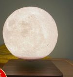 Magnetic Levitation Table Lamp Moon Light 3D Printing Planet Night Light - Image 3