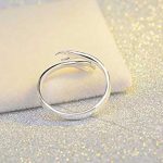 Alloy Simple Hands Hug Ring Opening Adjustable Jewelry - Image 4