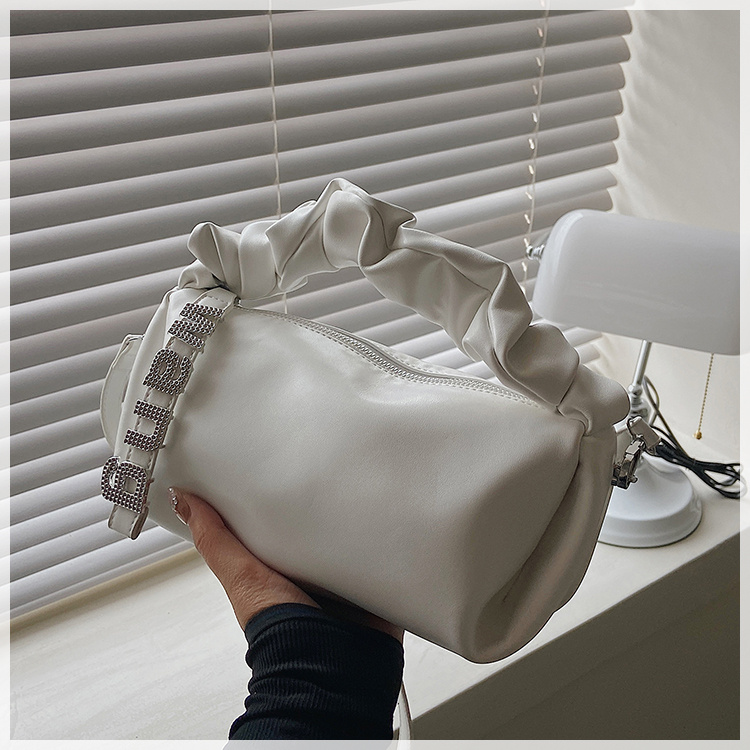 16669cf9-f541-4e99-910e-82d90bb913e3.jpg Women's New Shoulder Bag Fairy Student Underarm Bag Women's Pleated Handbag - Image 1