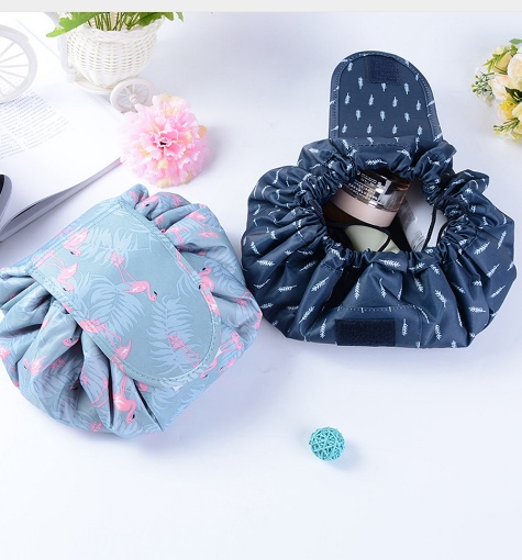 1706068054500.jpg Animal Printing Large Capacity Drawstring Lazy Cosmetic Storage Bag - Image 1