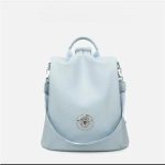 The New Seasonal Series Of Shoulder Bags Haze Blue New Fashion Leisure Ladies Backpack Large Capacity - Image 2