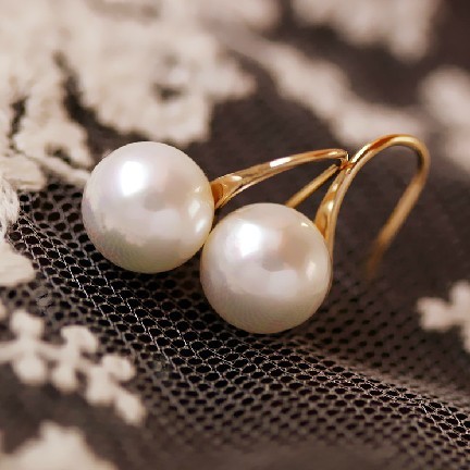 191727136281.jpg Simple pearl earrings for women - Image 1