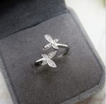 Sterling Silver Adjustable Butterfly Ring - Image 4
