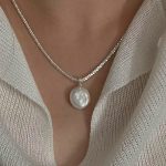 S925 Sterling Silver Baroque Pearl Necklace - Image 4