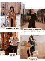 Wide-leg Pants - Cropped Pockets Solid Black - Image 7