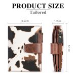 Women's Short Leather Wallet Coin Purse - Image 3