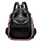 Purse For Women Fashion Faux Leather Convertible Shoulder Handbag Travel Bag Satchel Rucksack Ladies Bag - Image 10