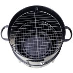 Charcoal Smoked Grill, Outdoor Cooking, 16 Inch Vertical Smoker Portable Grill Suitable For Camping, Black - Image 3