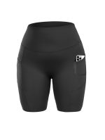 Set Of 3 - Yoga Pants - Three Points High Waist To Tuck The Abdomen - Image 2