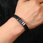 Multi-layer Leather Woven Bracelet Wrist Ring - Image 3