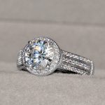 Classic Lotus Diamond Ring for Wedding Diamond Ring - Image 5
