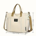 Multi Pocket Tote Bag For Women, Retro Canvas Shoulder Bag, Versatile Crossbody Bag For Daily Use - Image 10