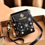 Small Crossbody Phone Bag Travel Crossbody Cellphone Wallet Bag Shoulder Bag Coffee - Image 10