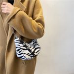 Leopard Pattern Plush Bag Personality Diagonal Women Bag Chain Bag Bag Shoulder - Image 3