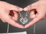 Pendant Love Necklace Set Lover Valentine Gifts Stainless Steel Chain Necklace - Image 3