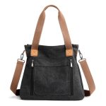 Women Totes All-match Portable Large-capacity Female Canvas Bag Female Casual Shoulder Bags - Image 3