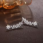 European And American Style Internet Celebrity Earring With Same Kind Full Diamond Flower Earrings For Women - Image 8
