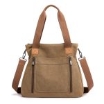 Women Totes All-match Portable Large-capacity Female Canvas Bag Female Casual Shoulder Bags - Image 5