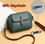 Women's Crossbody Bag New Small Bag Mobile Phone Bag Versatile Shoulder Bag Shell Bag Trendy Hot Mobile Phone Bag Versatile Shoulder Bag Exquisite Genuine Leather Texture Small Bag - Image 4