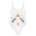 One Piece Swimsuit In White Jaguar - Image 3