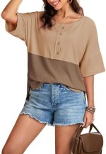 Women's Waffle Knit Top Fashion - Image 9