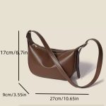 Retro Women's Bag New Style All-match Niche Autumn And Winter Shoulder Messenger Bag Design Shoulder Messenger Bag Office Worker Commuting All-match Dumpling Bag - Image 4
