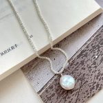 S925 Sterling Silver Baroque Pearl Necklace - Image 3