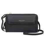 Ladies Long Wallet Double Zipper Large Capacity Diagonal Bag - Image 4