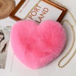 Love Bags For Women Plush Chain Shoulder Bags Valentine's Day Party Bag - Image 3