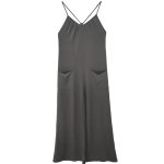 Ladies' Solid Color Chest Pleated Design Cross Suspender Sexy Jumpsuit - Image 2