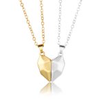 Attractive Wishing Stone Couple Necklace Ancient Love Token Heart-shaped - Image 3