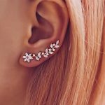 European And American Style Internet Celebrity Earring With Same Kind Full Diamond Flower Earrings For Women - Image 6