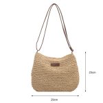 Niche Design Vacation Straw Tote Bag - Image 7