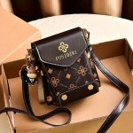 Small Crossbody Phone Bag Travel Crossbody Cellphone Wallet Bag Shoulder Bag Coffee - Image 7