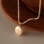 S925 Sterling Silver Baroque Pearl Necklace - Image 8