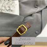 Women's Crossbody Bag New Small Bag Mobile Phone Bag Versatile Shoulder Bag Shell Bag Trendy Hot Mobile Phone Bag Versatile Shoulder Bag Exquisite Genuine Leather Texture Small Bag - Image 2