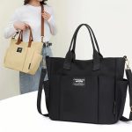 Multi Pocket Tote Bag For Women, Retro Canvas Shoulder Bag, Versatile Crossbody Bag For Daily Use - Image 5