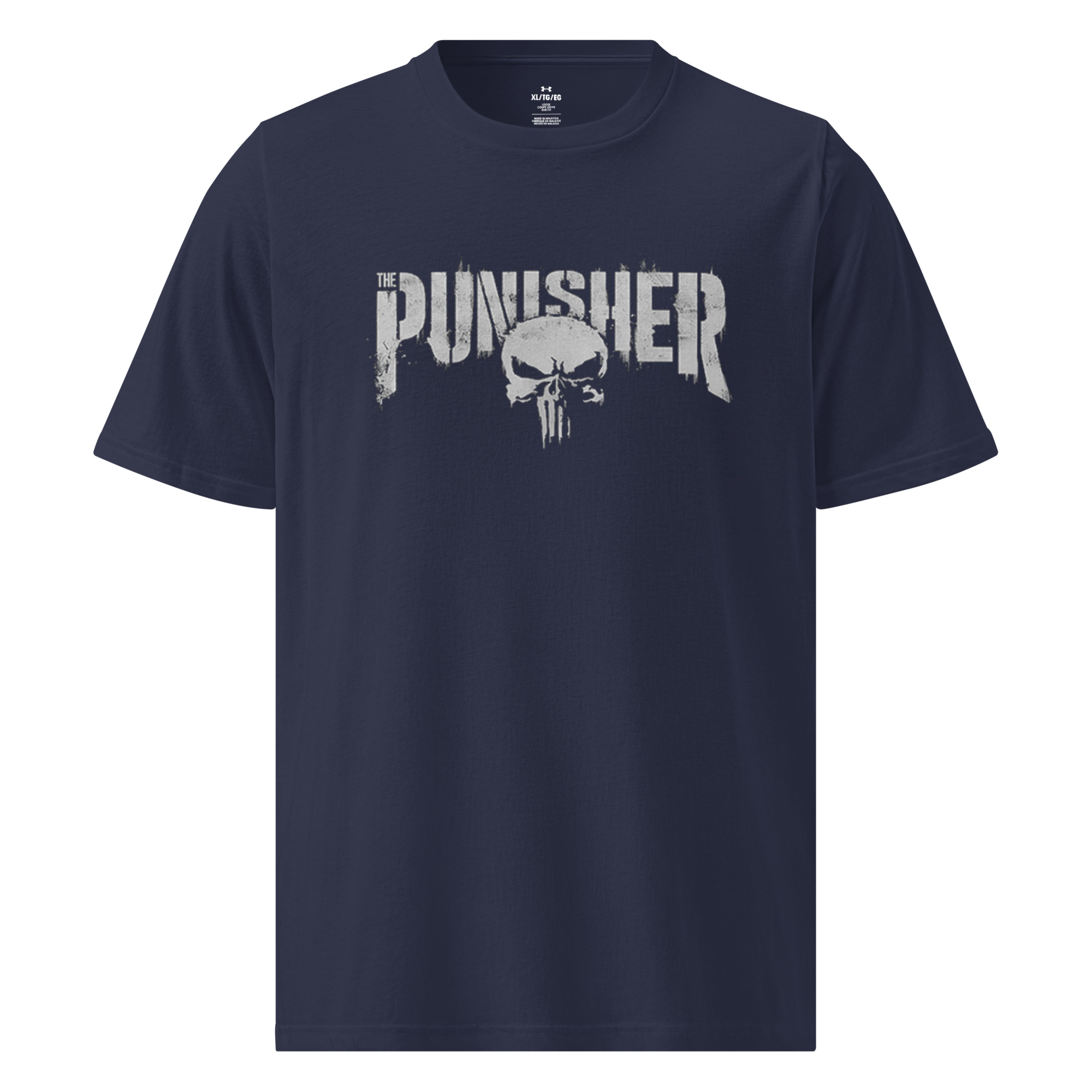 under-armour-athletic-t-shirt-navy-front-687006ef6d96b.jpg Under ArmourⓇ athletic t-shirt - Image 1