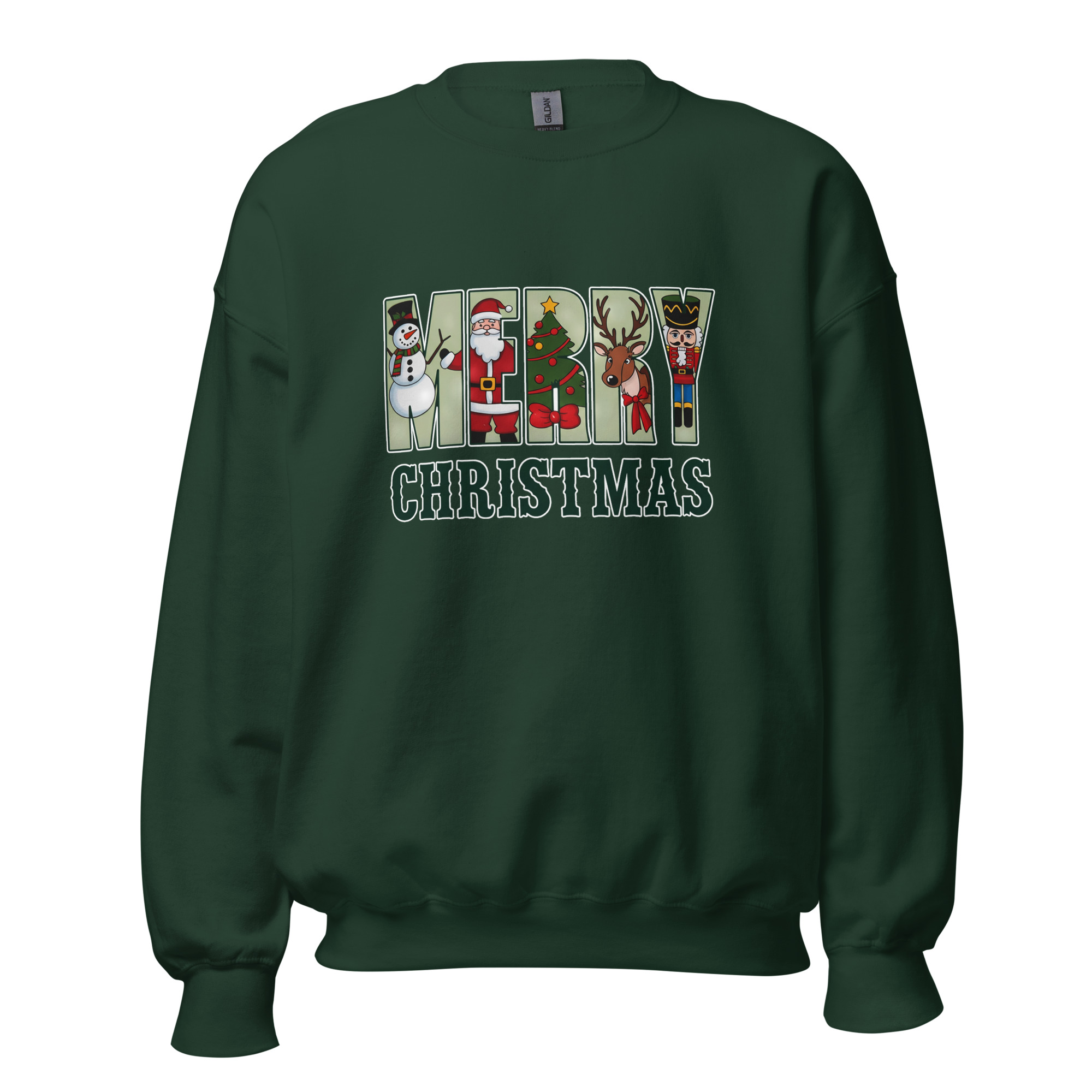 unisex-crew-neck-sweatshirt-forest-green-front-68efd9eca8406.jpg Unisex Sweatshirt - Image 1